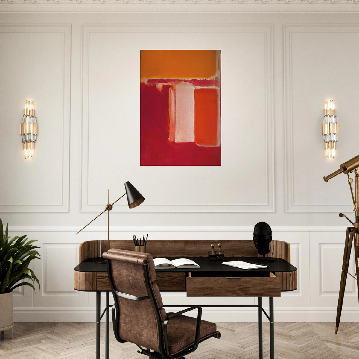 Yellow, Cherry, Orange - 1947 Canvas | Mark Rothko Canvas | Rothko Prints