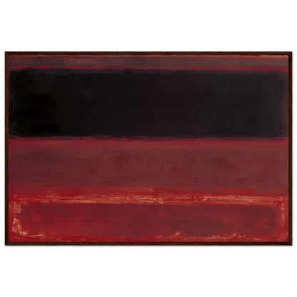 Four Darks in Red - 1958 Framed Poster | Mark Rothko Framed Prints Wall Art | Rothko Prints