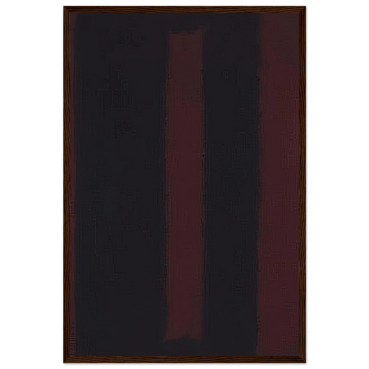 Black on Maroon - 1959 Framed Poster | Mark Rothko Framed Prints Wall Art | Rothko Prints