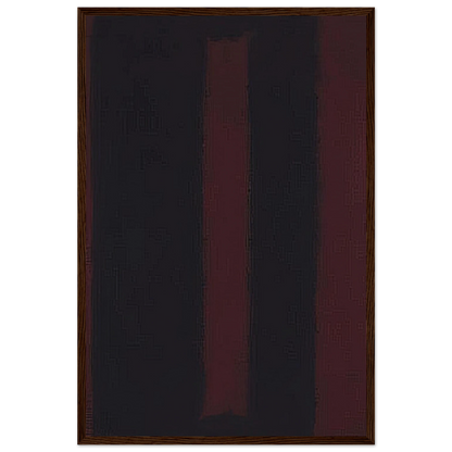 Black on Maroon - 1959 Framed Poster | Mark Rothko Framed Prints Wall Art | Rothko Prints