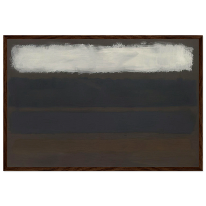 No. 14 Horizontals, White over Darks - 1961 Framed Poster | Mark Rothko Framed Prints Wall Art | Rothko Prints