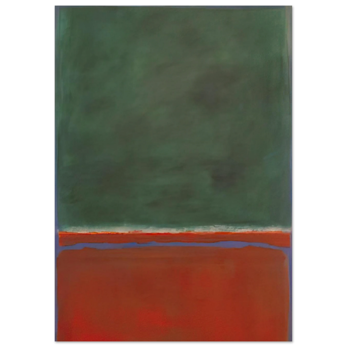 Green and Maroon - 1953 Poster | Mark Rothko Poster | Rothko Prints