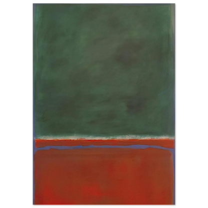 Green and Maroon - 1953 Poster | Mark Rothko Poster | Rothko Prints