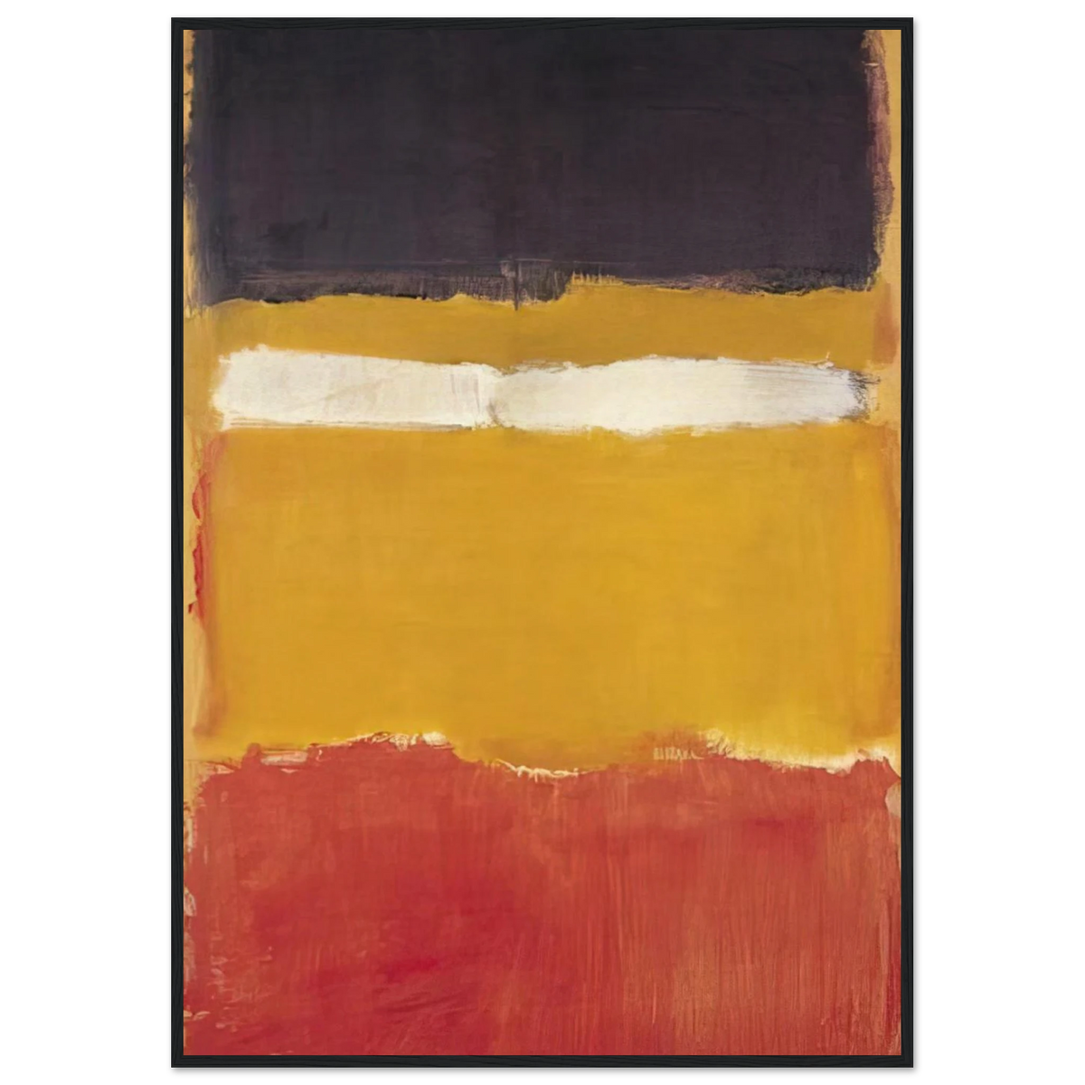Number 24 Untitled - 1951 Framed Poster | Mark Rothko Framed Prints Wall Art | Rothko Prints