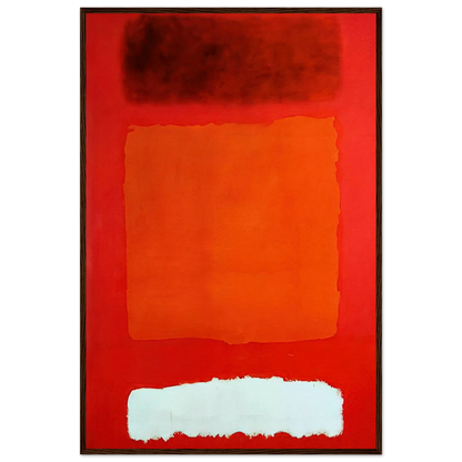 Red, White, and Brown - 1957 Framed Poster | Mark Rothko Framed Prints Wall Art | Rothko Prints