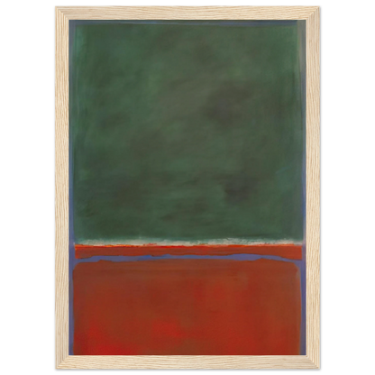 Green and Maroon - 1953 Framed Poster | Mark Rothko Framed Prints Wall Art | Rothko Prints