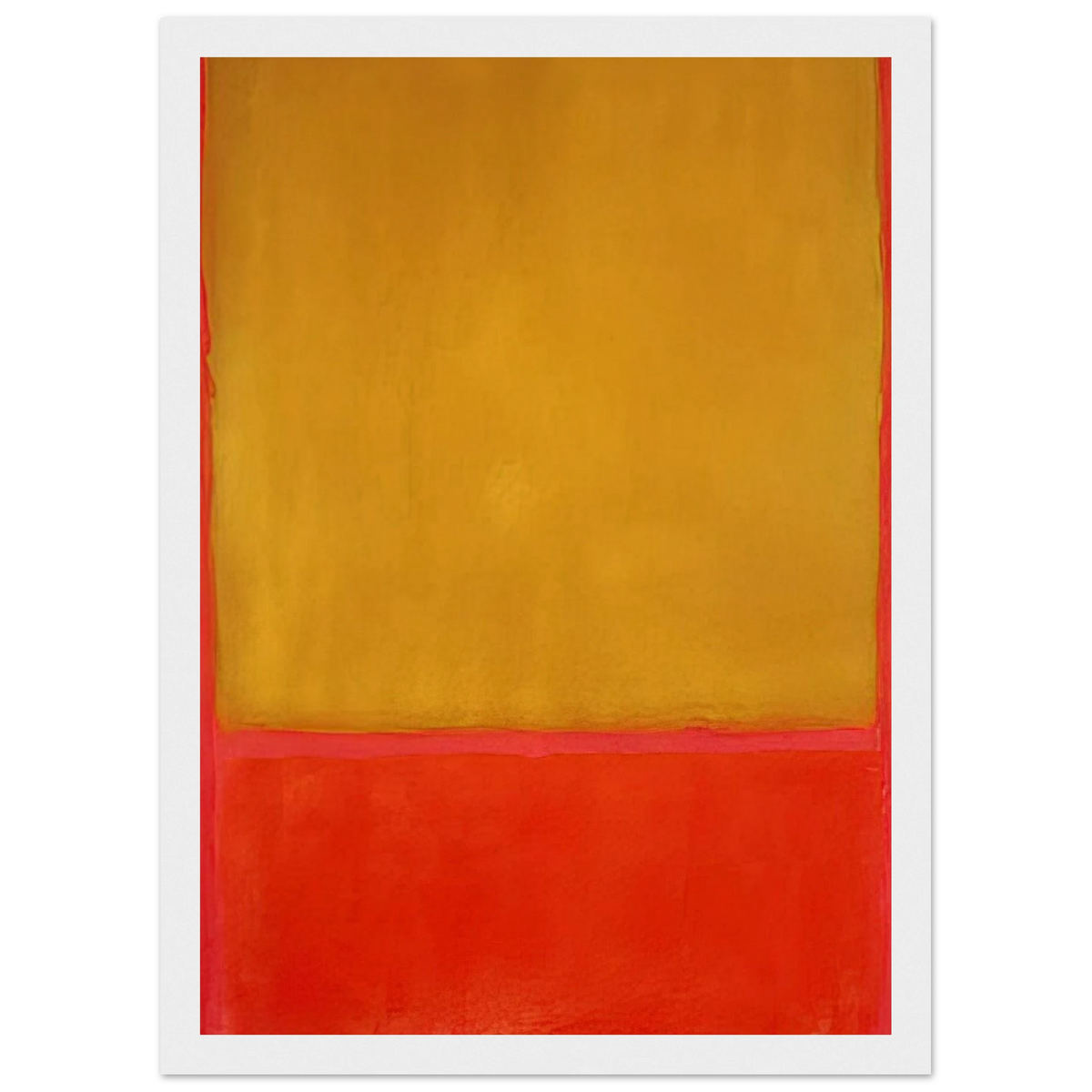 Ochre and Red on Red - 1954 Framed Poster | Mark Rothko Framed Prints Wall Art | Rothko Prints