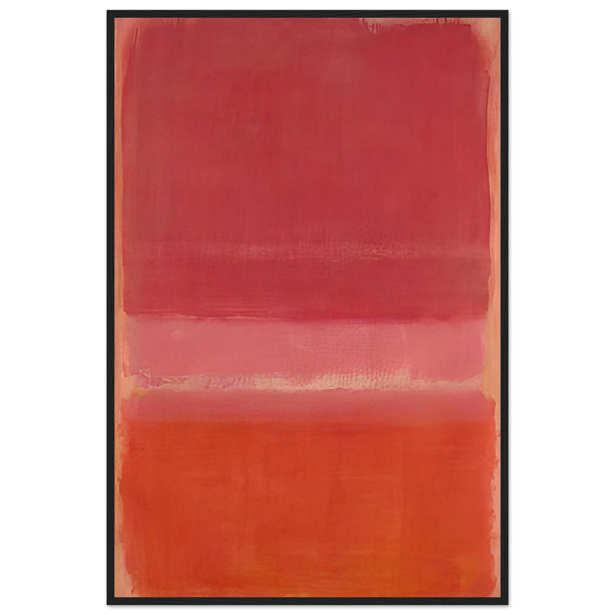 Untitled Red - 1956 Framed Poster | Mark Rothko Framed Prints Wall Art | Rothko Prints