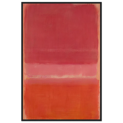 Untitled Red - 1956 Framed Poster | Mark Rothko Framed Prints Wall Art | Rothko Prints