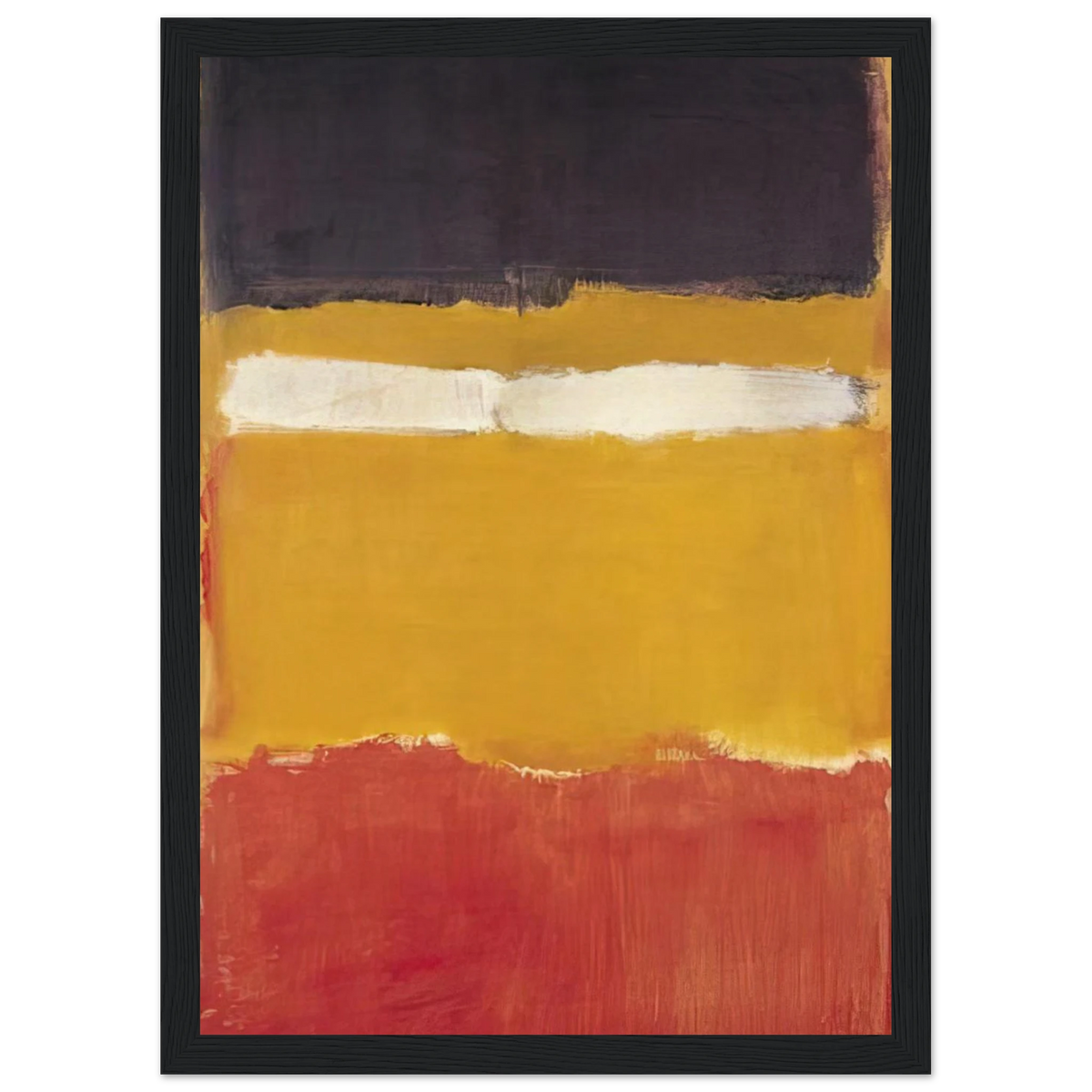 Number 24 Untitled - 1951 Framed Poster | Mark Rothko Framed Prints Wall Art | Rothko Prints