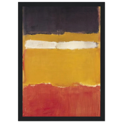 Number 24 Untitled - 1951 Framed Poster | Mark Rothko Framed Prints Wall Art | Rothko Prints