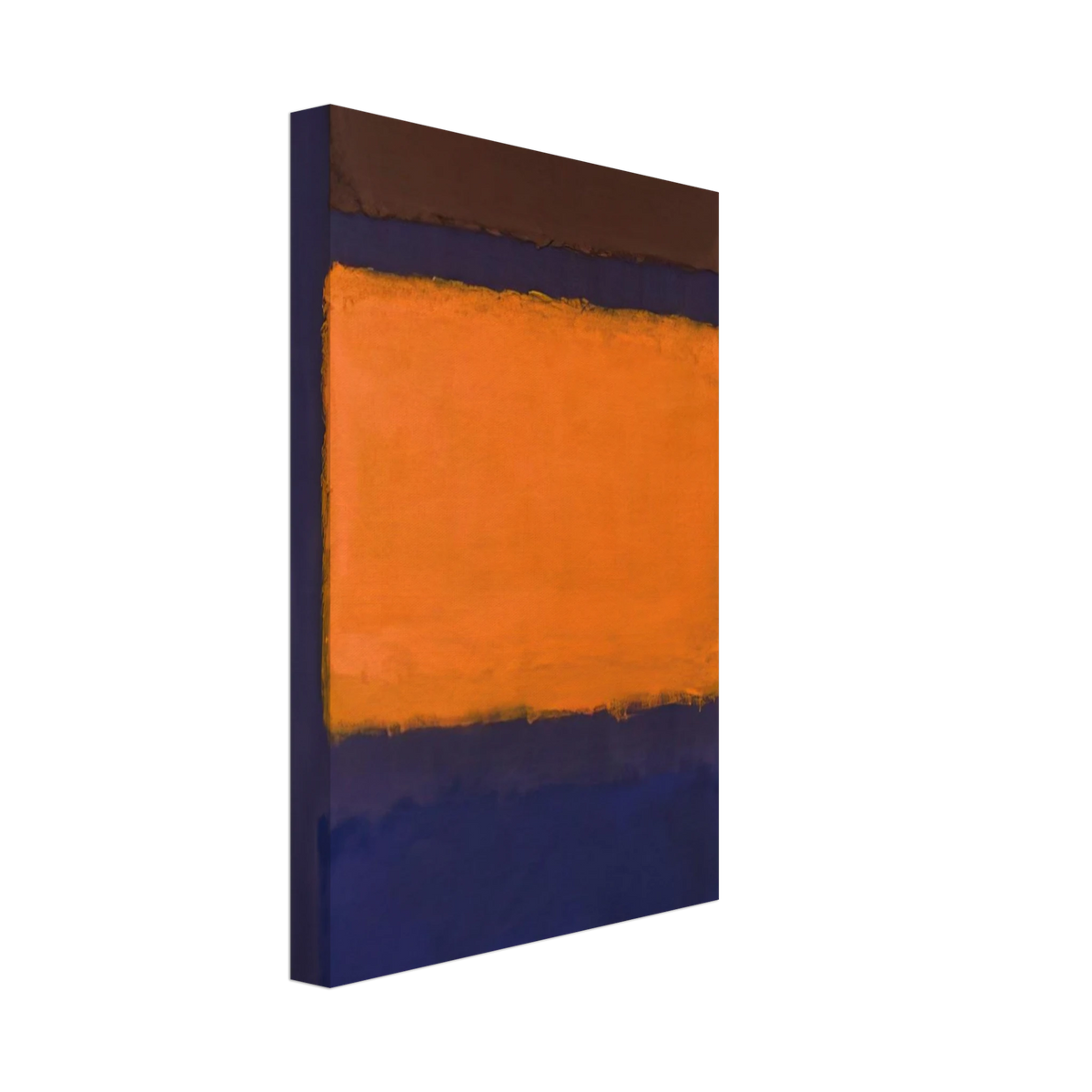 Brown, Orange, Blue on Maroon - c.1963  United States Canvas | Mark Rothko Canvas | Rothko Prints