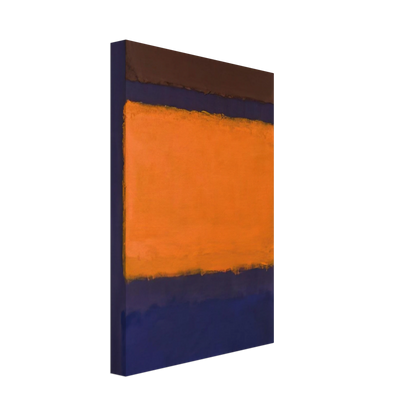 Brown, Orange, Blue on Maroon - c.1963  United States Canvas | Mark Rothko Canvas | Rothko Prints