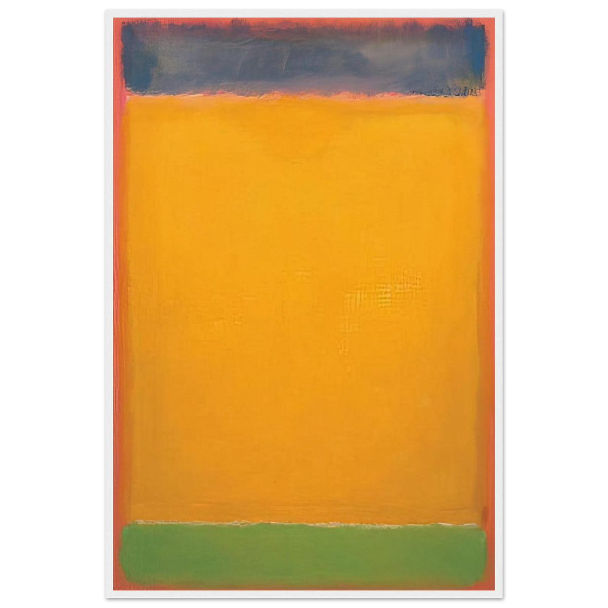 United Blue, Yellow, Green on Red - 1954 Framed Poster | Mark Rothko Framed Prints Wall Art | Rothko Prints