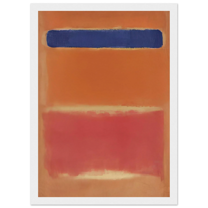 Blue Over Red - 1953 Framed Poster | Mark Rothko Framed Prints Wall Art | Rothko Prints