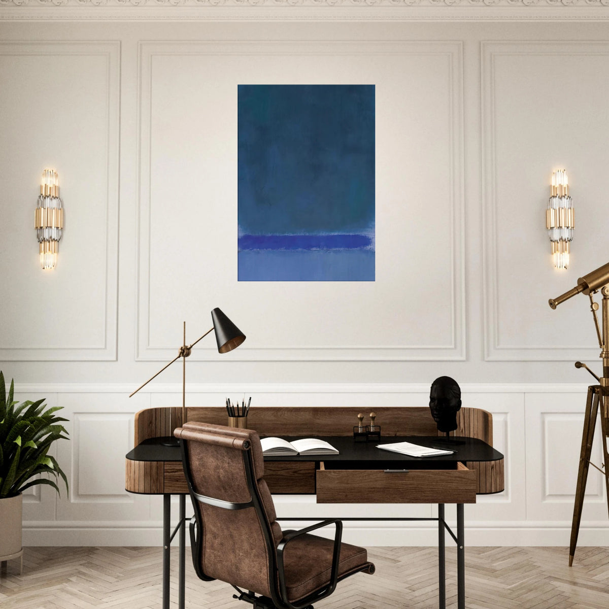 Untitled Green on Blue - 1968 Canvas | Mark Rothko Canvas | Rothko Prints