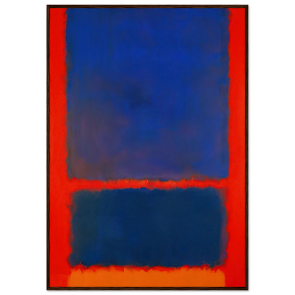 Blue, Orange, Red - 1961 Framed Poster | Mark Rothko Framed Prints Wall Art | Rothko Prints