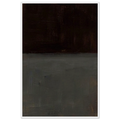 Untitled brown and gray - 1969 Framed Poster | Mark Rothko Framed Prints Wall Art | Rothko Prints