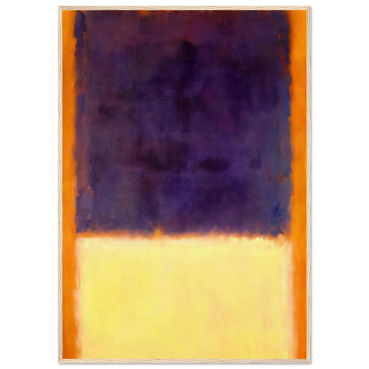 Red, Orange, Tan and Purple - 1954 Framed Poster | Mark Rothko Framed Prints Wall Art | Rothko Prints