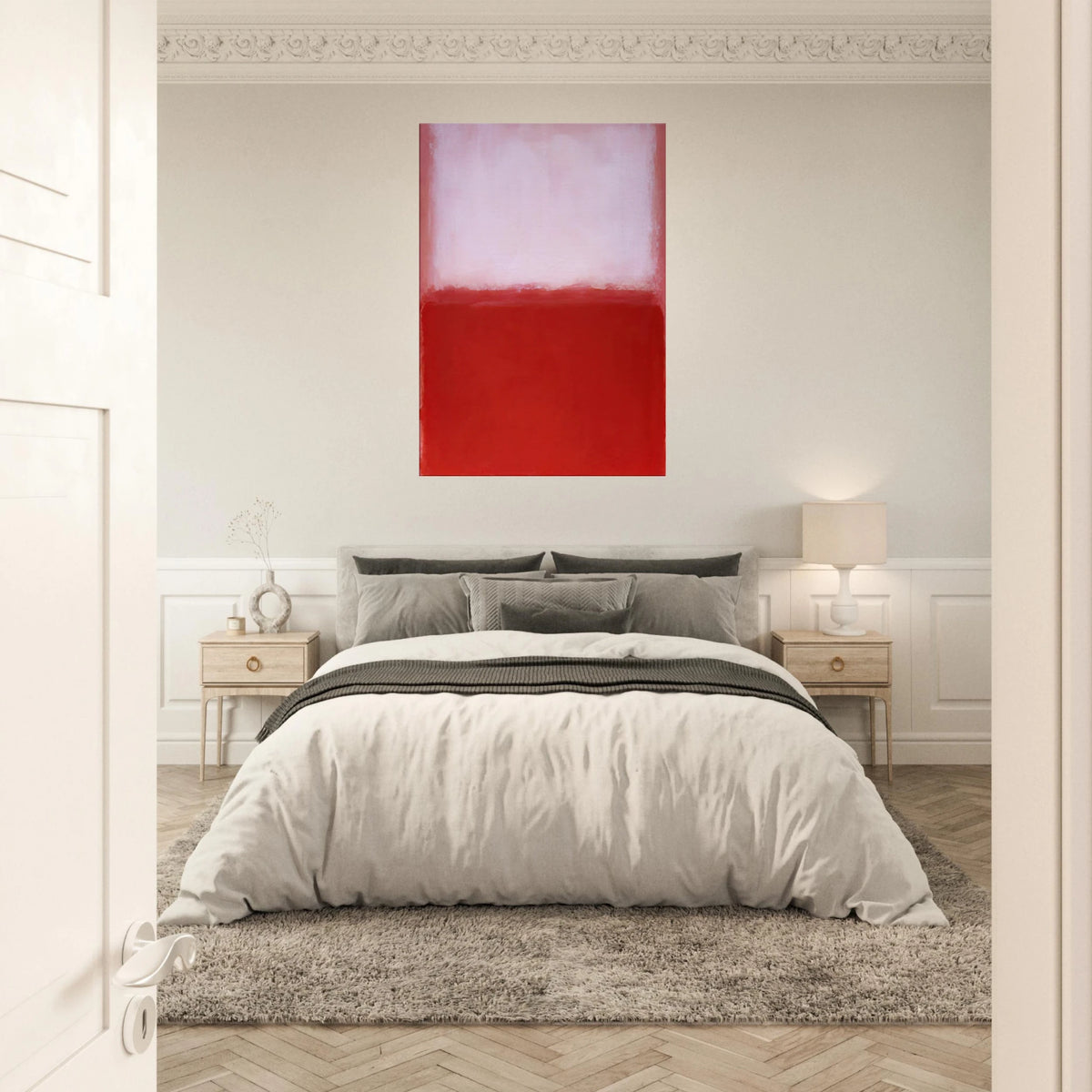 White Over Red - 1957 Canvas | Mark Rothko Canvas | Rothko Prints