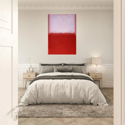 White Over Red - 1957 Canvas | Mark Rothko Canvas | Rothko Prints
