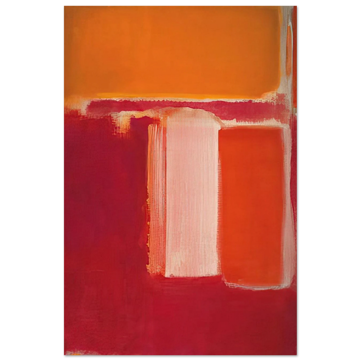 Yellow, Cherry, Orange - 1947 Poster | Mark Rothko Poster | Rothko Prints