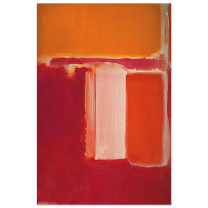 Yellow, Cherry, Orange - 1947 Poster | Mark Rothko Poster | Rothko Prints