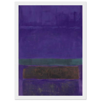 Untitled [Blue, Green, and Brown] - 1952 Framed Poster | Mark Rothko Framed Prints Wall Art | Rothko Prints