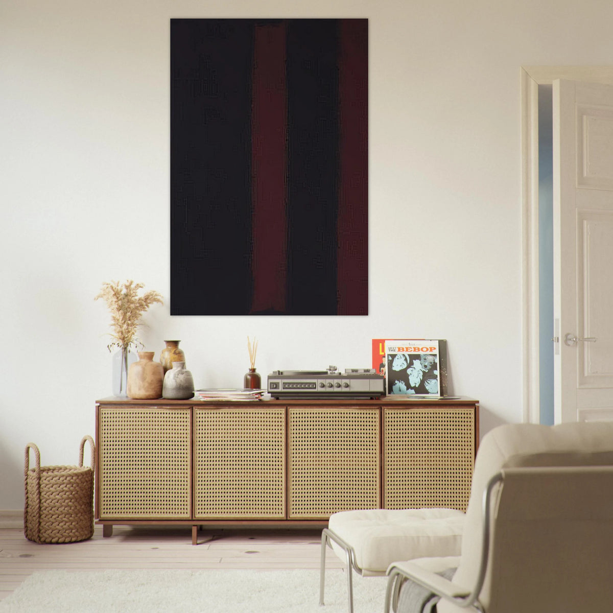 Black on Maroon - 1959 Poster | Mark Rothko Poster | Rothko Prints