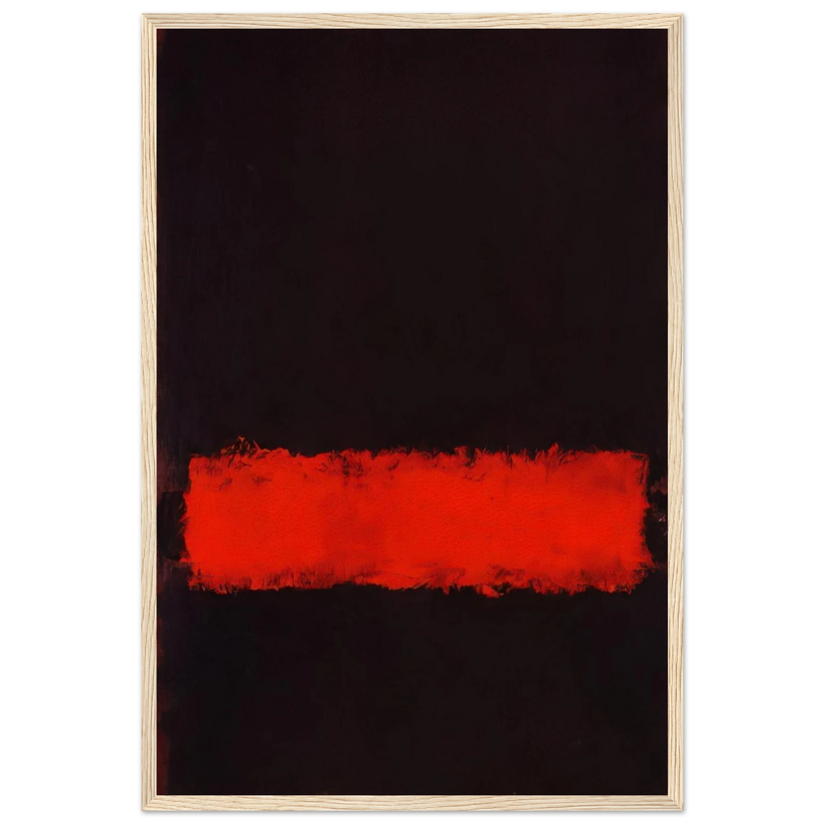 Black, Red and Black - 1968 Framed Poster | Mark Rothko Framed Prints Wall Art | Rothko Prints