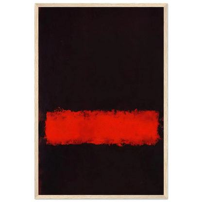 Black, Red and Black - 1968 Framed Poster | Mark Rothko Framed Prints Wall Art | Rothko Prints