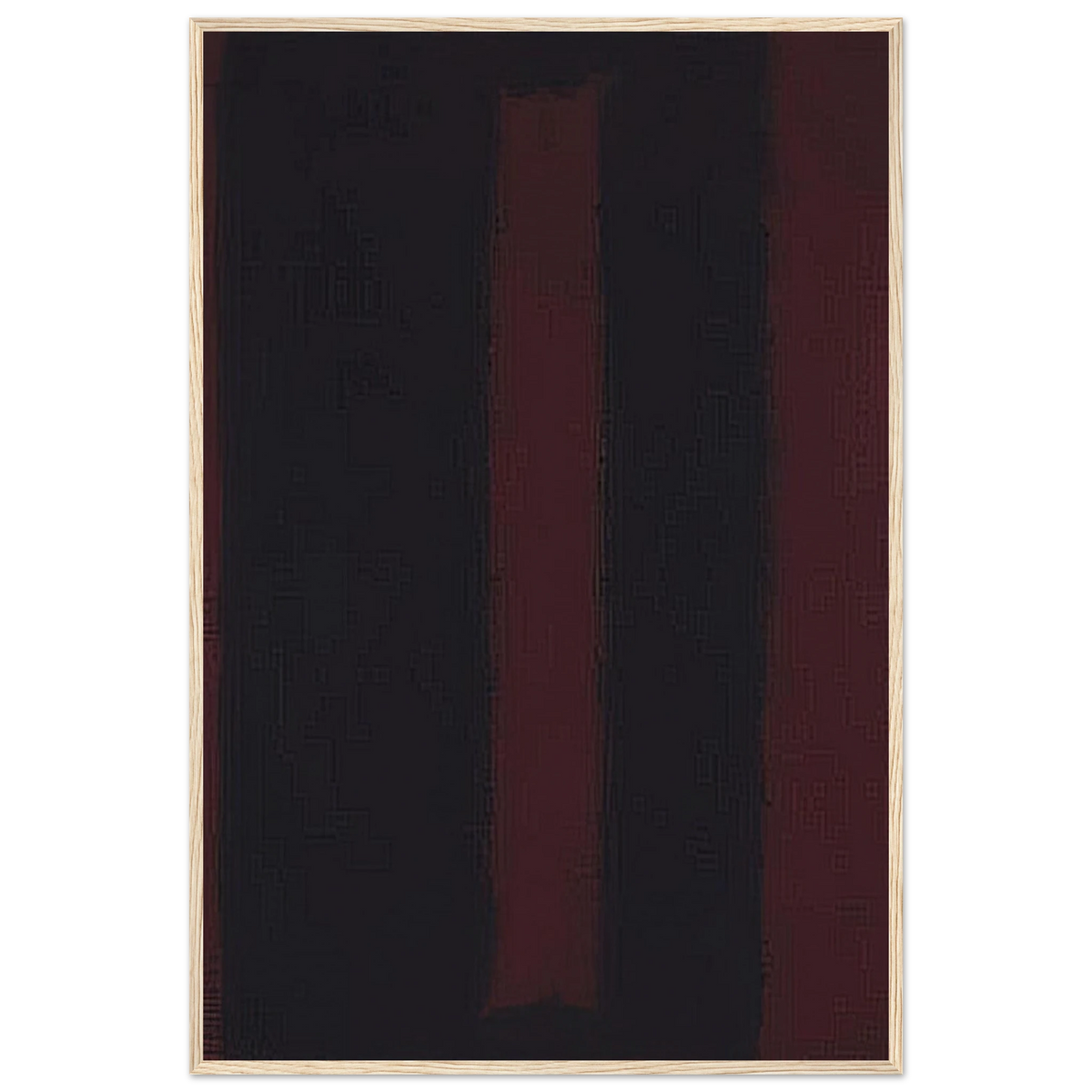 Black on Maroon - 1959 Framed Poster | Mark Rothko Framed Prints Wall Art | Rothko Prints