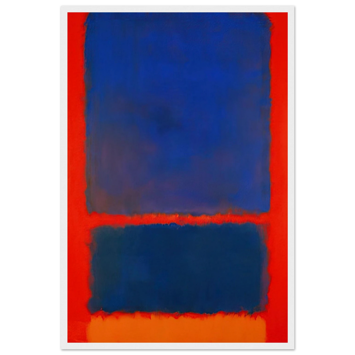 Blue, Orange, Red - 1961 Framed Poster | Mark Rothko Framed Prints Wall Art | Rothko Prints