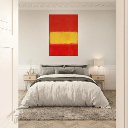 Yellow band - 1956 Canvas | Mark Rothko Canvas | Rothko Prints