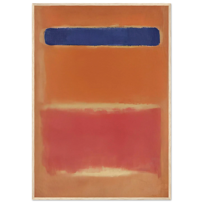 Blue Over Red - 1953 Framed Poster | Mark Rothko Framed Prints Wall Art | Rothko Prints