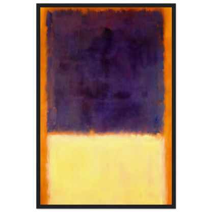 Red, Orange, Tan and Purple - 1954 Framed Poster | Mark Rothko Framed Prints Wall Art | Rothko Prints