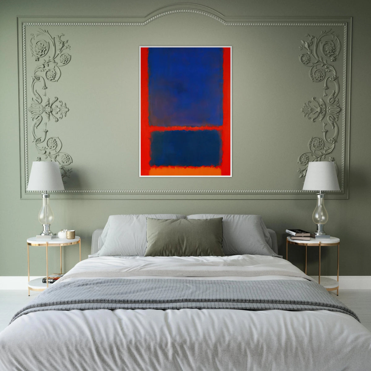 Blue, Orange, Red - 1961 Framed Poster | Mark Rothko Framed Prints Wall Art | Rothko Prints