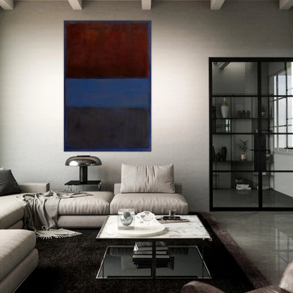 No.61 Rust and Blue - 1953 Poster | Mark Rothko Poster | Rothko Prints