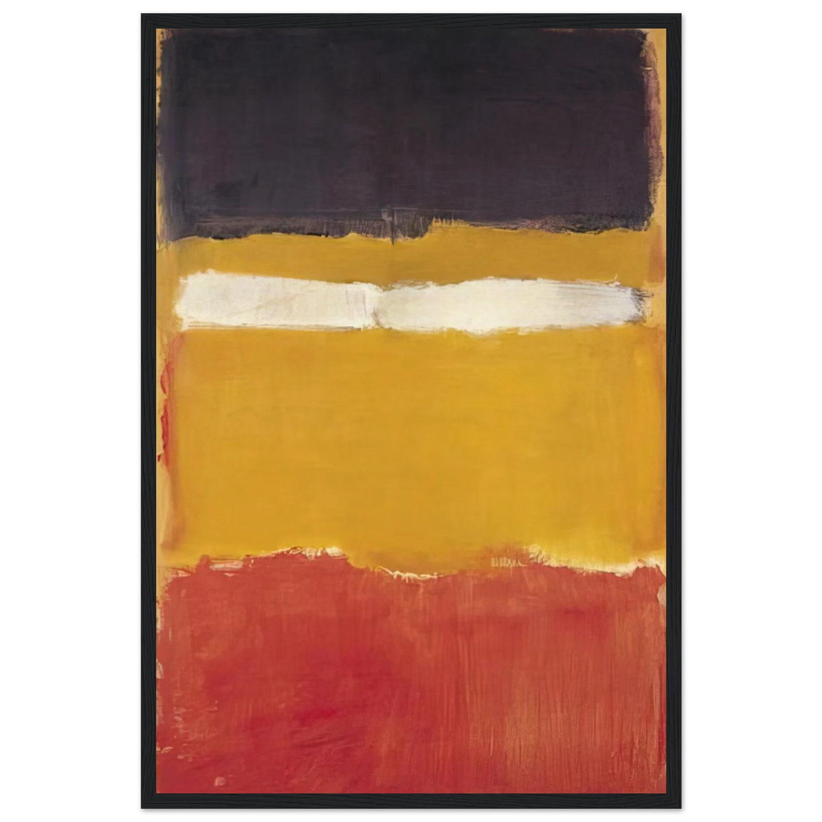 Number 24 Untitled - 1951 Framed Poster | Mark Rothko Framed Prints Wall Art | Rothko Prints