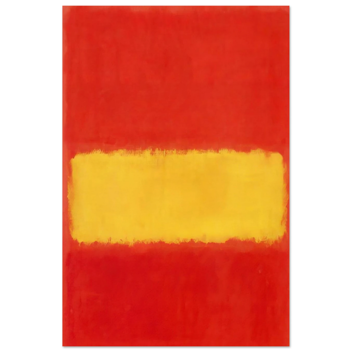 Yellow band - 1956 Poster | Mark Rothko Poster | Rothko Prints