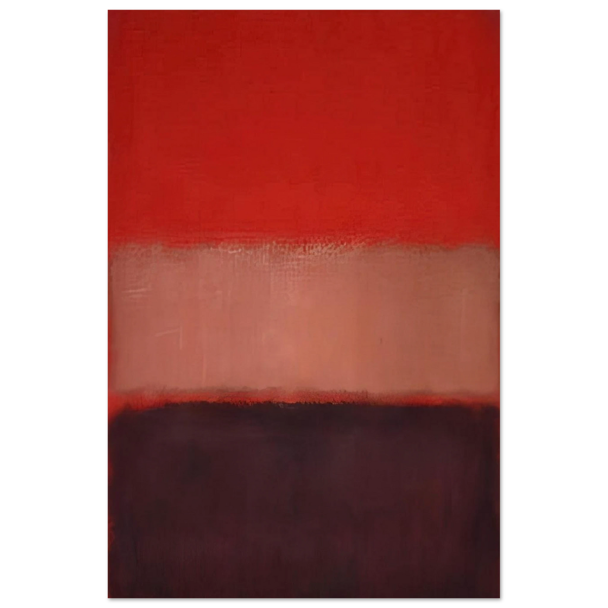 No. 46 Black, Ochre, Red Over Red - 1957 Poster | Mark Rothko Poster | Rothko Prints