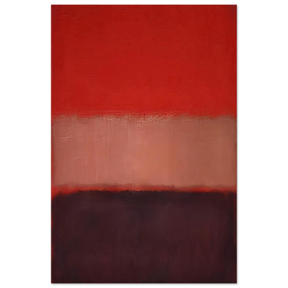 No. 46 Black, Ochre, Red Over Red - 1957 Poster | Mark Rothko Poster | Rothko Prints