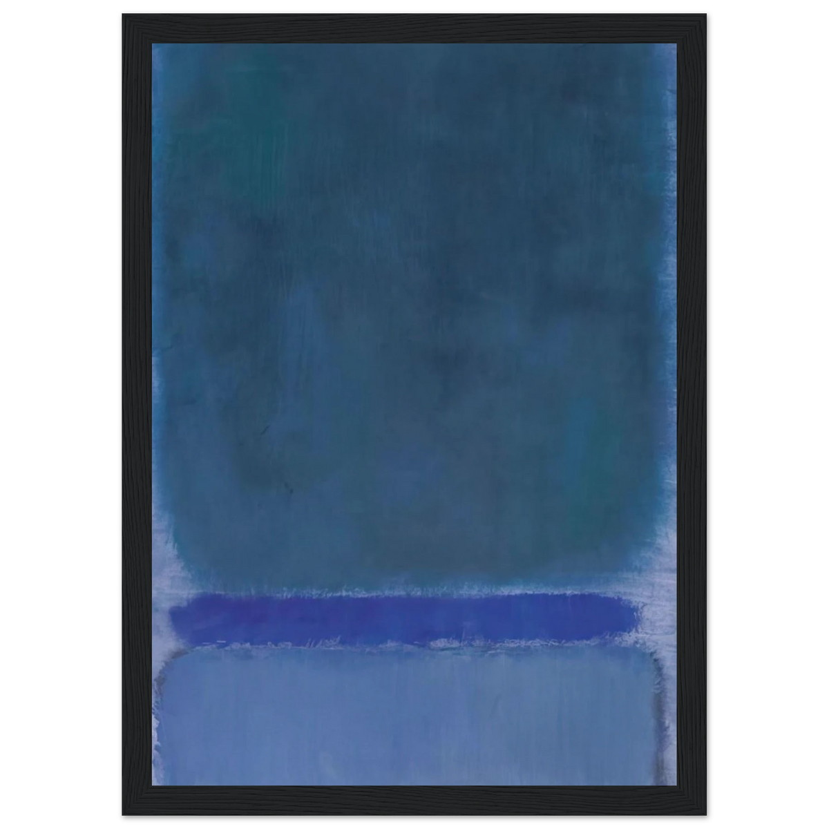 Untitled Green on Blue - 1968 Framed Poster | Mark Rothko Framed Prints Wall Art | Rothko Prints