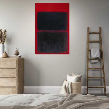 Light Red Over Black - 1957 Poster | Mark Rothko Poster | Rothko Prints