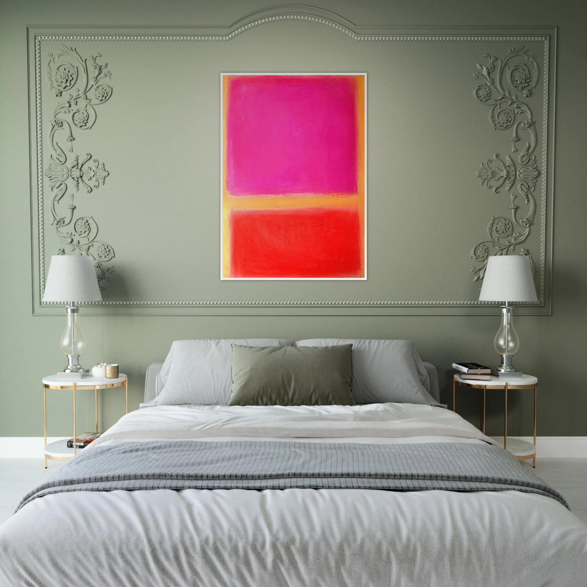 Untitled - Color Field Painting Framed Poster | Mark Rothko Framed Prints Wall Art | Rothko Prints