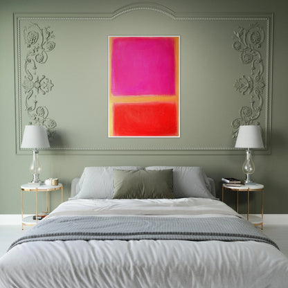Untitled - Color Field Painting Framed Poster | Mark Rothko Framed Prints Wall Art | Rothko Prints
