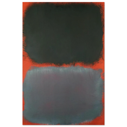 Untitled Gray, Gray on Red - 1968 Poster | Mark Rothko Poster | Rothko Prints
