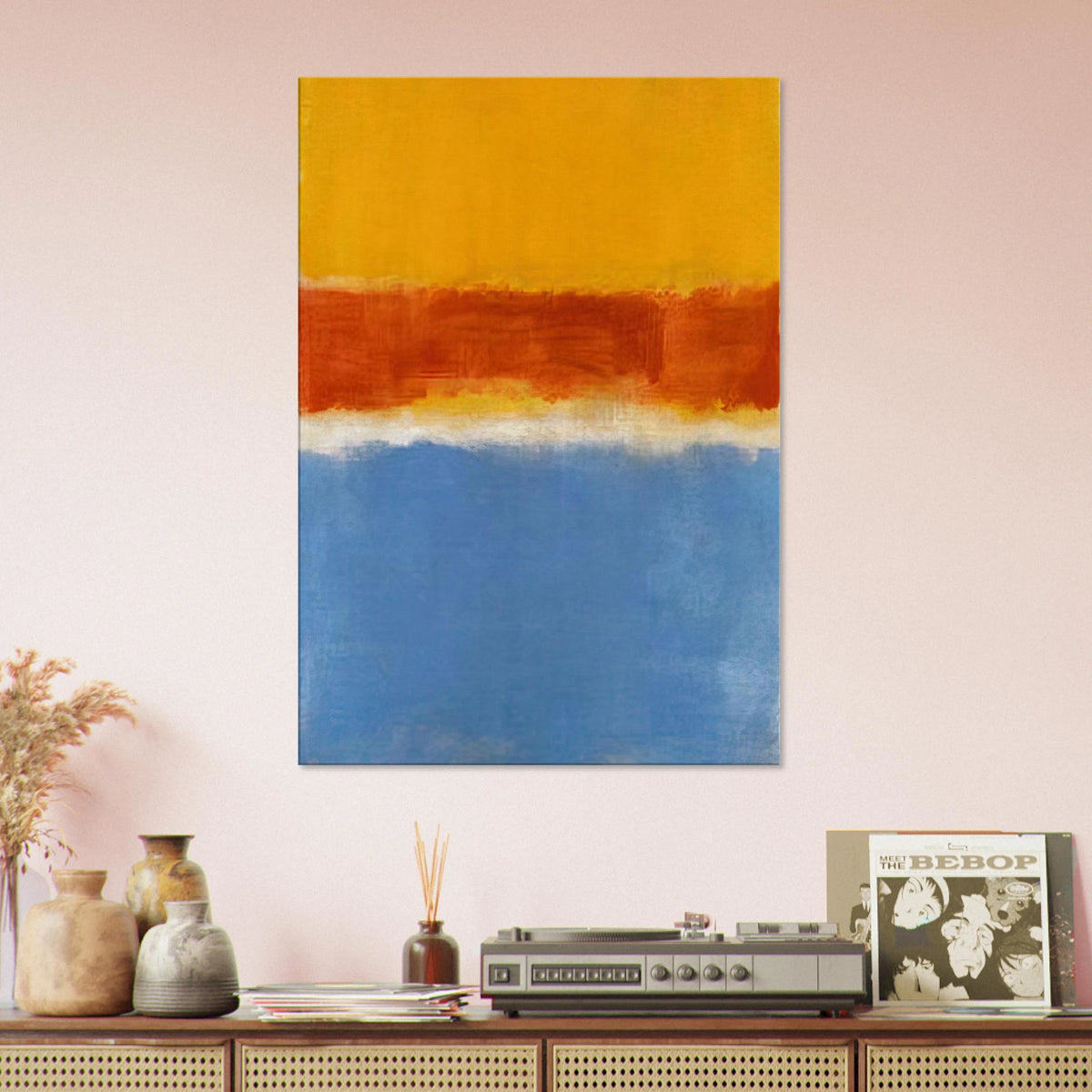 Untitled Yellow, Red and Blue - 1953 Canvas | Mark Rothko Canvas | Rothko Prints