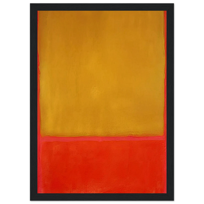 Ochre and Red on Red - 1954 Framed Poster | Mark Rothko Framed Prints Wall Art | Rothko Prints