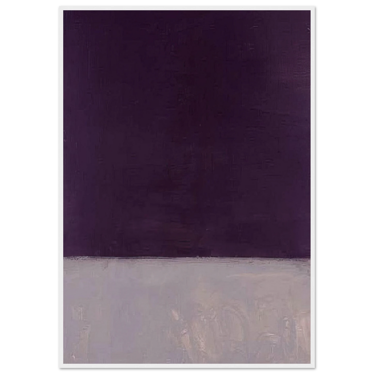 Untitled Black and Gray - 1970 Framed Poster | Mark Rothko Framed Prints Wall Art | Rothko Prints